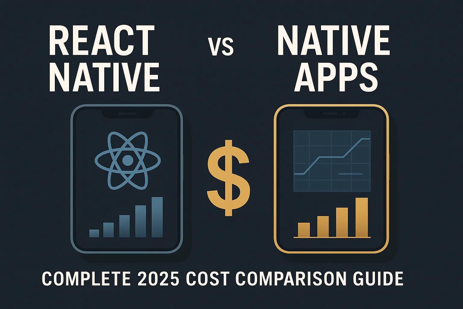 React Native vs Native Apps Cost Comparison 2026 - Complete guide showing detailed cost breakdowns and decision framework